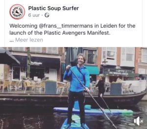 plastic soup surfer Merijn Tinga en Frans Timmermans
