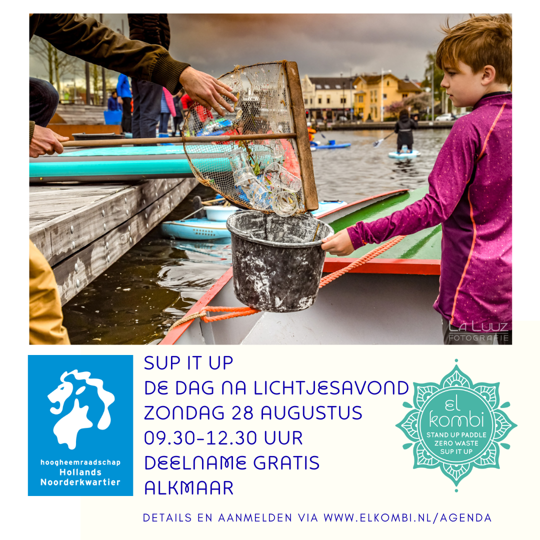 20220828 HHNK de dag na lichtjesavond Sup it UP Waterschap Clean Up Sup Alkmaar Lichtjesavond 2022 (IG)