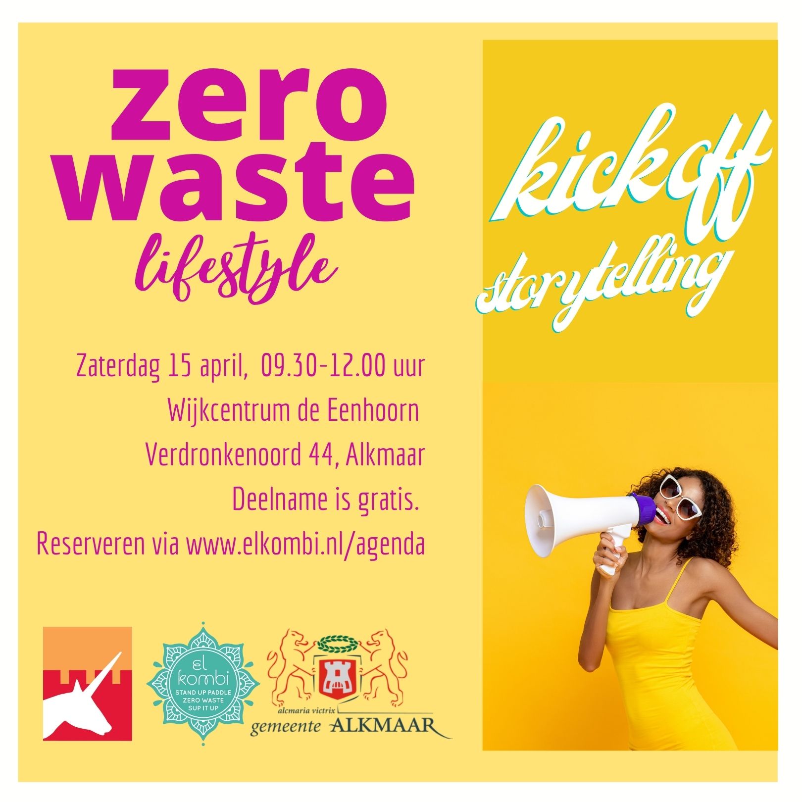 Zero Waste Alkmaar Lifestyle 20230415 Kick Off IG