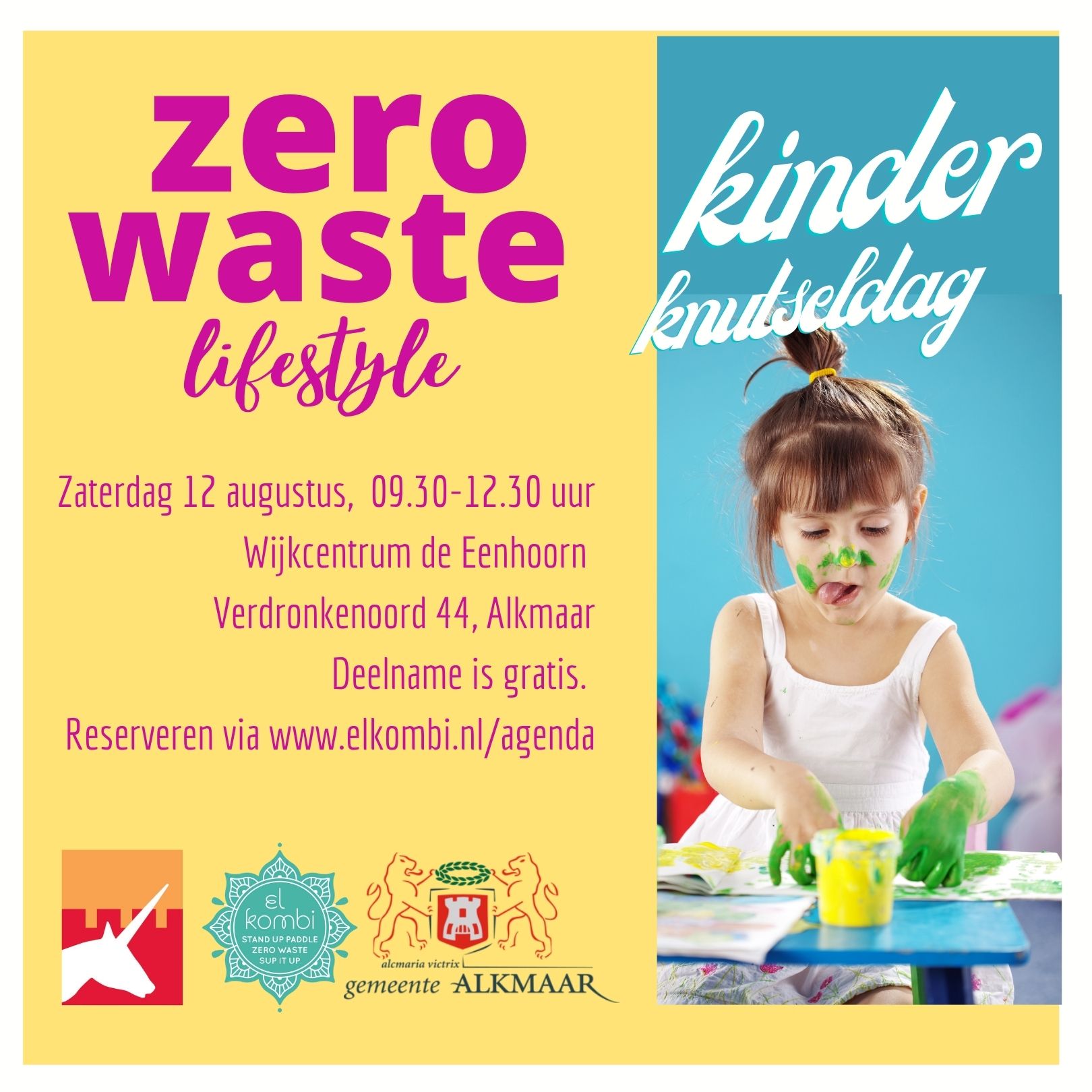 Zero Waste Lifestyle Alkmaar 20230812 kinderknutseldag IG