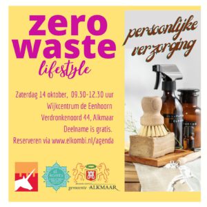 Zero Waste Lifestyle Alkmaar 20231014 DIY Persoonlijke Verzorging IG
