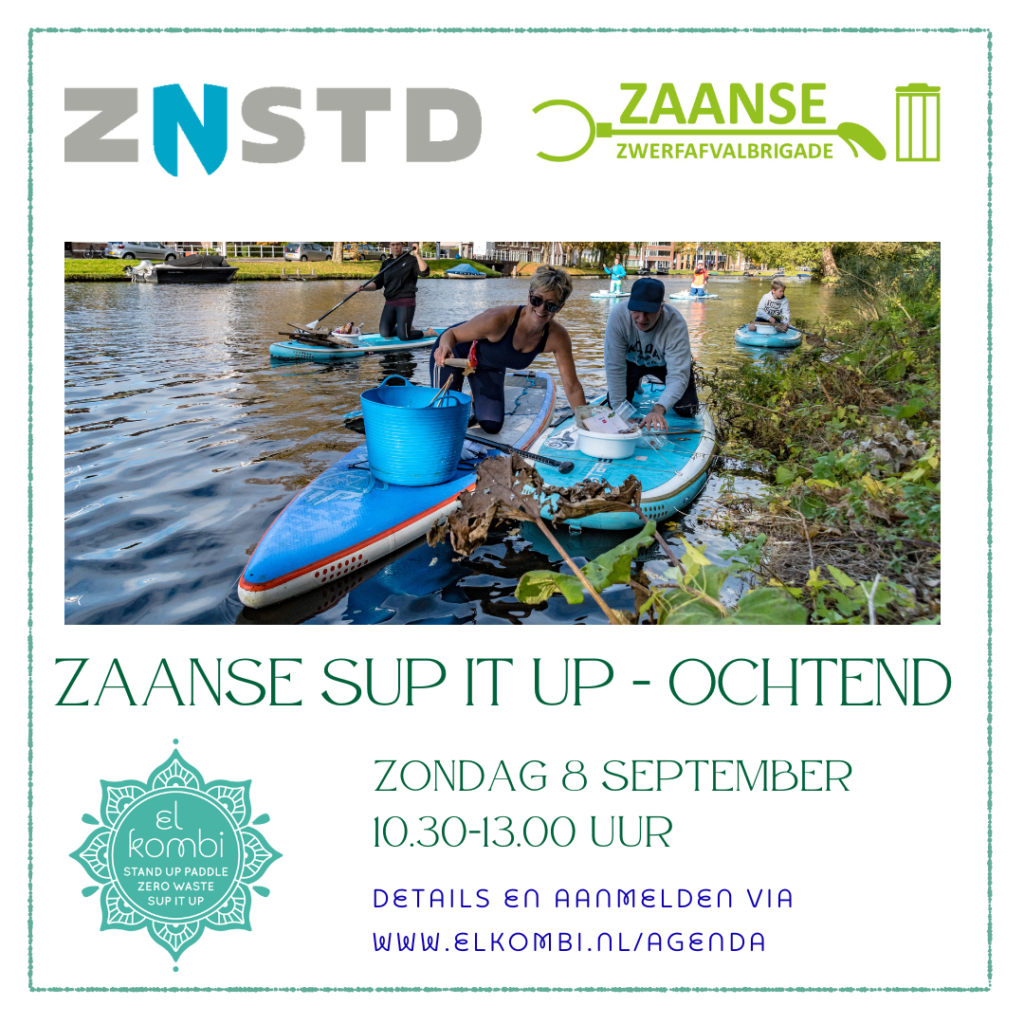 Suppen in Noord Holland Clean up Zaanstad met El Kombi Sup