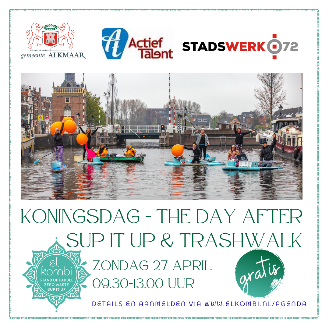 2025 koningsdag alkmaar sup it up & trash walk 2025